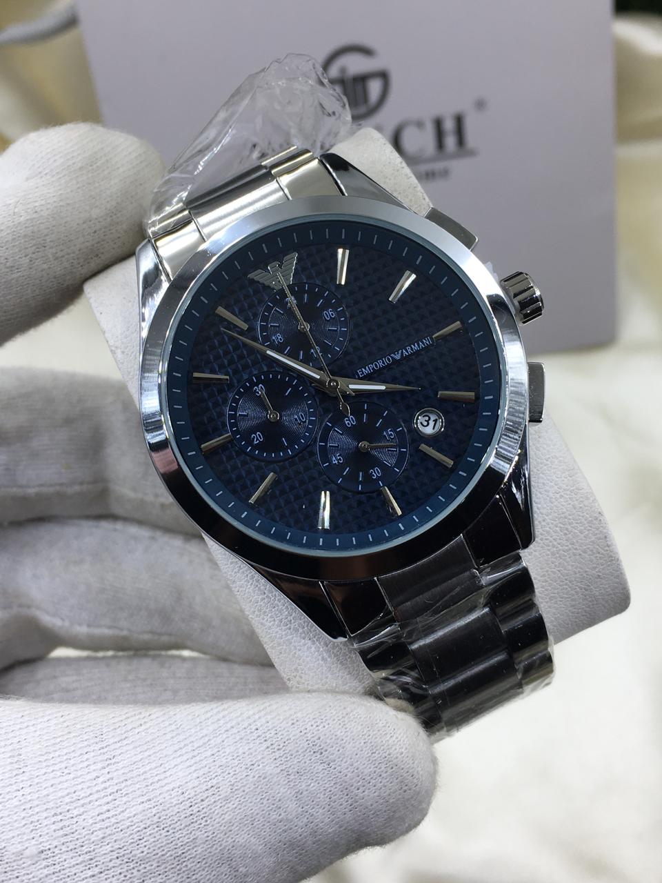 Emporio armani chain watches discount
