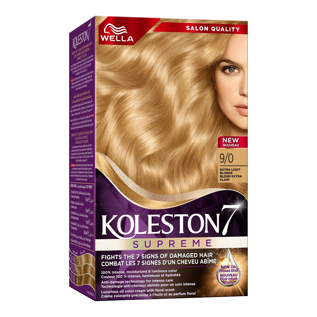 KOLESTON KIT 9 0 LIGHTEST BLONDE MENAP