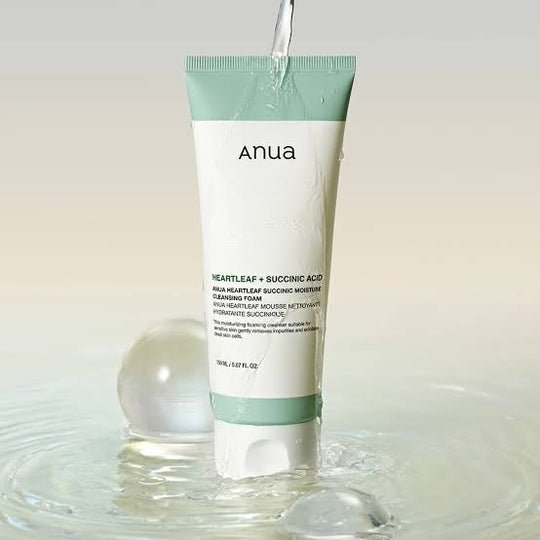 Anua Heartleaf Succinic Moisture Cleansing Foam 150ml - Spireclick