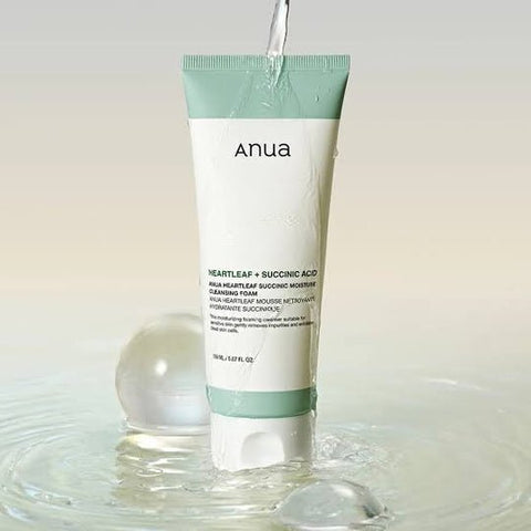 Anua Heartleaf Succinic Moisture Cleansing Foam 150ml - Spireclick