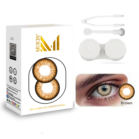 MUICIN - Mr & Mrs Party Wear Colored Eye Contacts - Vibrant Eye Transformation