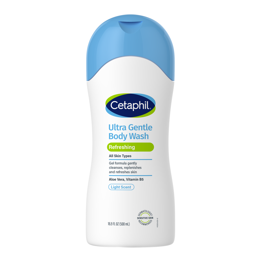 Cetaphil Ultra Gentle Refreshing Body Wash Dry to Normally Sensitive Skin 500ML
