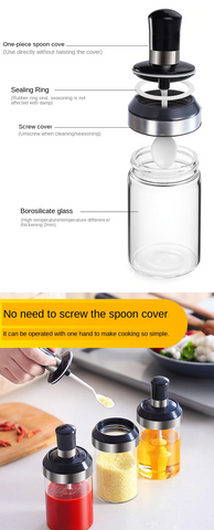 Home.Co- Acrylic Glass Cover Jar