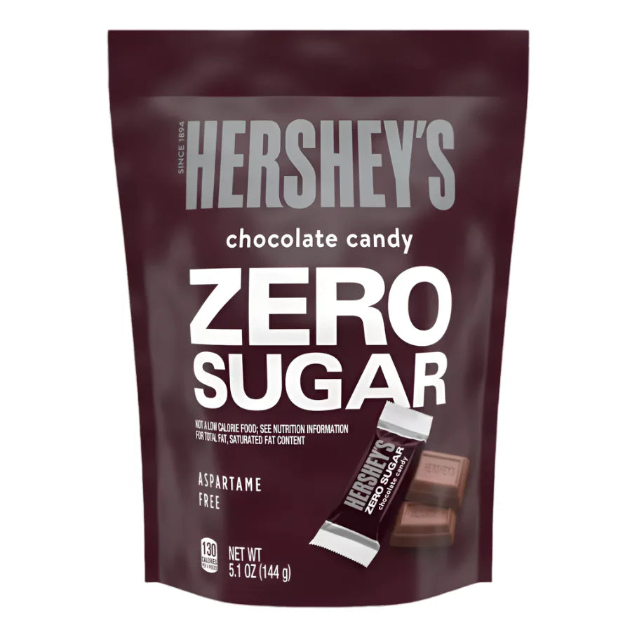HERSHEY'S Zero Sugar Chocolate Candy 144g