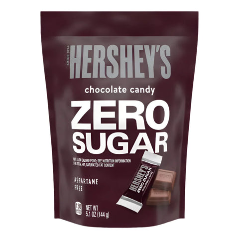 HERSHEY'S Zero Sugar Chocolate Candy 144g