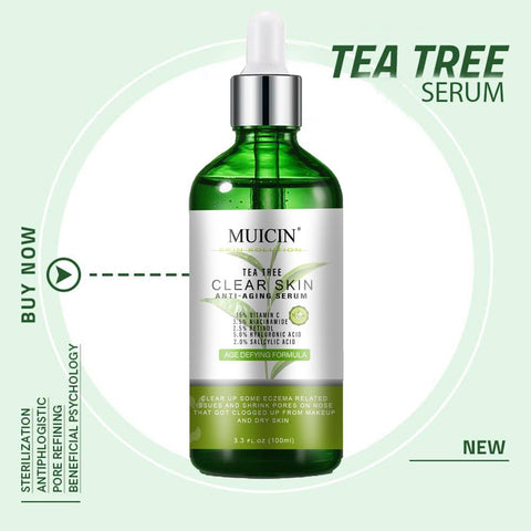 MUICIN - Tea Tree Anti Aging Clear Skin Face Serum - Age-Defy Clarity