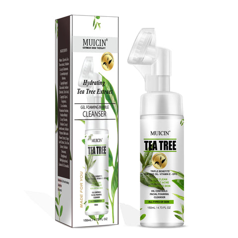 MUICIN - Tea Tree Bubble Foaming Facial Cleanser - Purifying Foam Magic