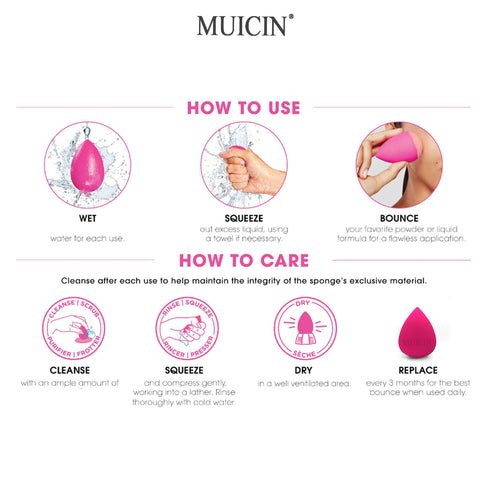 MUICIN - Pinky Sponge Makeup Blender - Cute & Effective