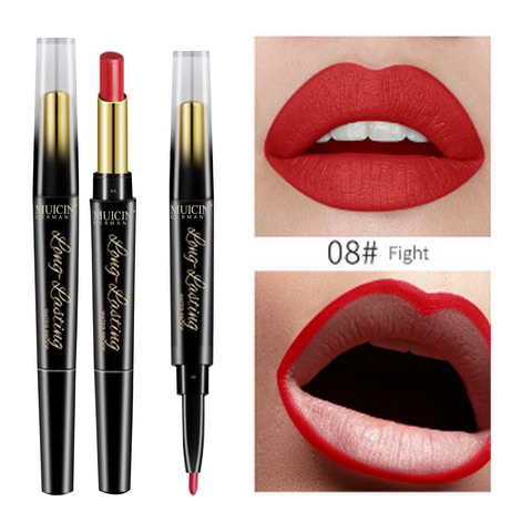 MUICIN - 2 In 1 Lipstick & Lip Liner - Seamless Lip Design