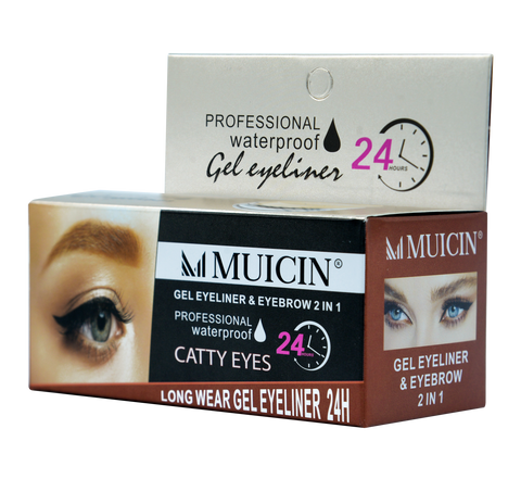 MUICIN - 2 In 1 Catty Eyes Gel Eyeliner - Perfect Wing & Line