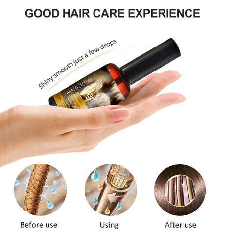 MUICIN - Ginger & Argan Hair Oil - Lustrous Growth Boost