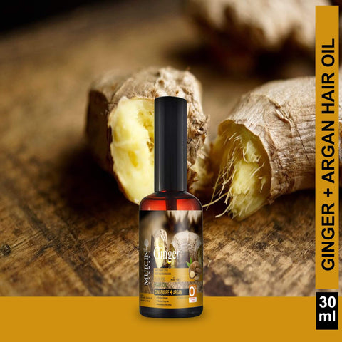 MUICIN - Ginger & Argan Hair Oil - Lustrous Growth Boost