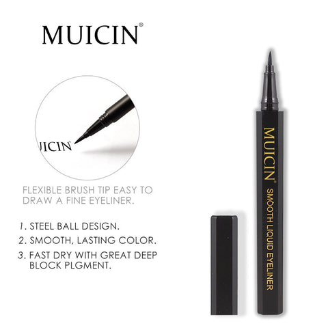 MUICIN - Waterproof Smooth Liquid Eyeliner - Precision Bold Line
