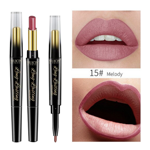 MUICIN - 2 In 1 Lipstick & Lip Liner - Seamless Lip Design