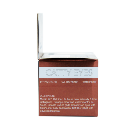 MUICIN - 2 In 1 Catty Eyes Gel Eyeliner - Perfect Wing & Line