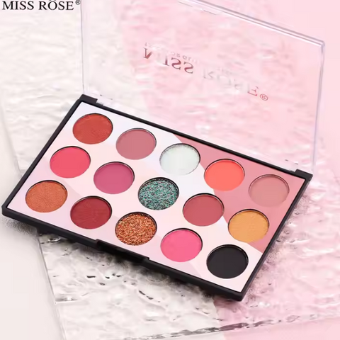 Miss Rose 15 Color Matte Eyeshadow Palette