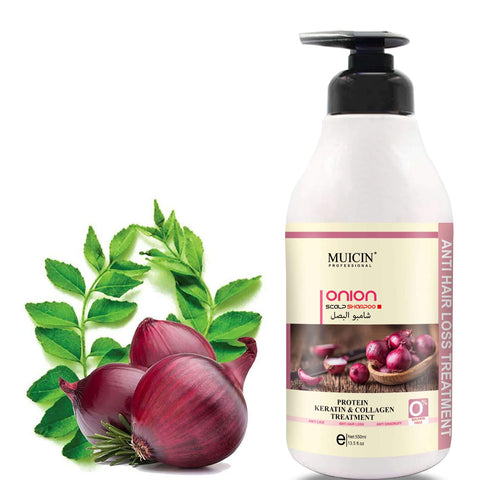 MUICIN - Onion Extract Strengthening Shampoo - Fortify & Revitalize