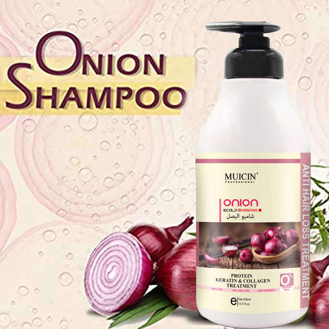 MUICIN - Onion Extract Strengthening Shampoo - Fortify & Revitalize