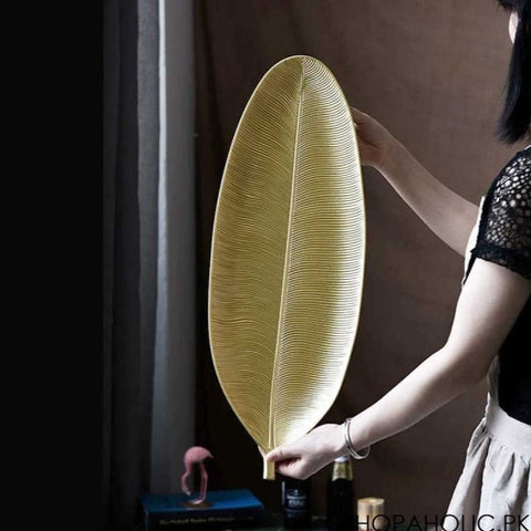 Home.Co- Large Leaf Tray