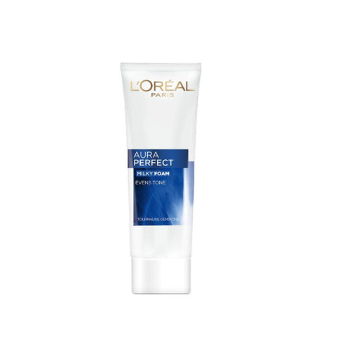 LOreal Paris Aura Perfect Milky Foam Face Wash 100 ml - For Brighter Skin