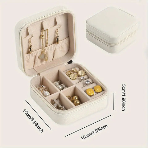 Home.Co - Mini Jewellery Box- White