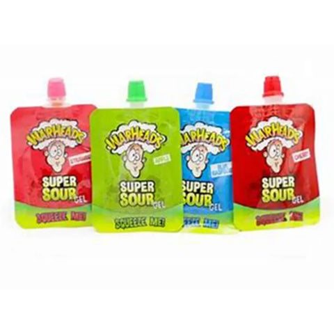Warheads Super Sour Gel 20G Pack of 4