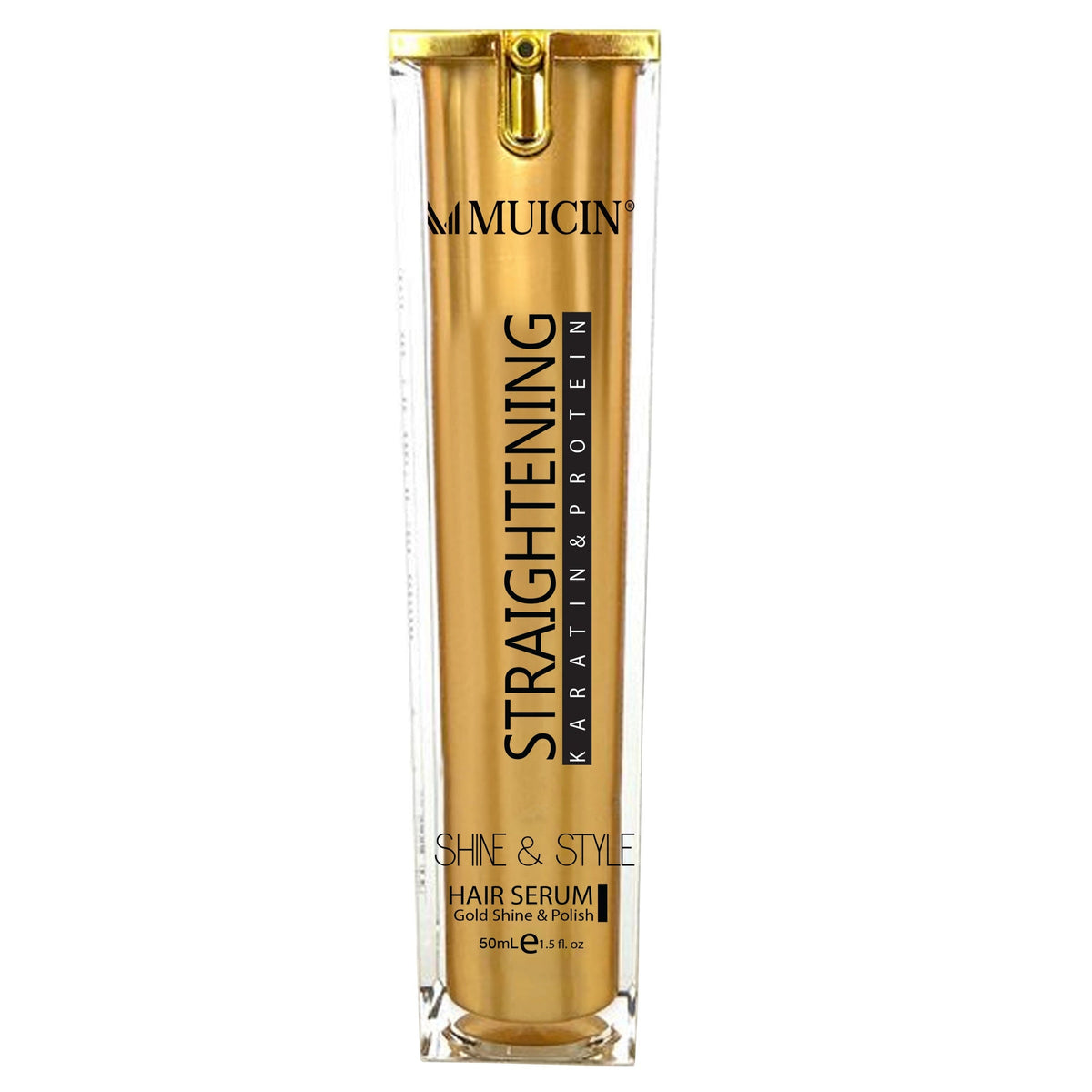 MUICIN - Gold Shine & Style Hair Straightening Serum - Elite Gloss & Hold