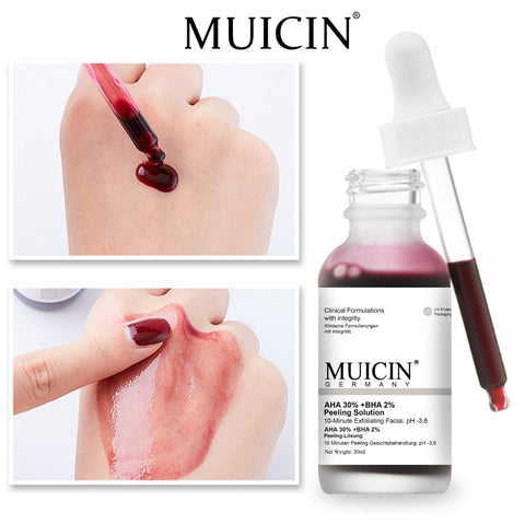 MUICIN - Peeling Solution Serum - Red - Gentle Renewal Power