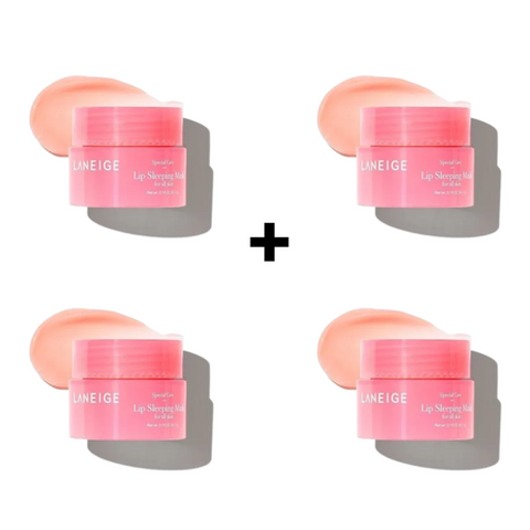 Pack of 4 - Laneige lip sleeping mask 3g