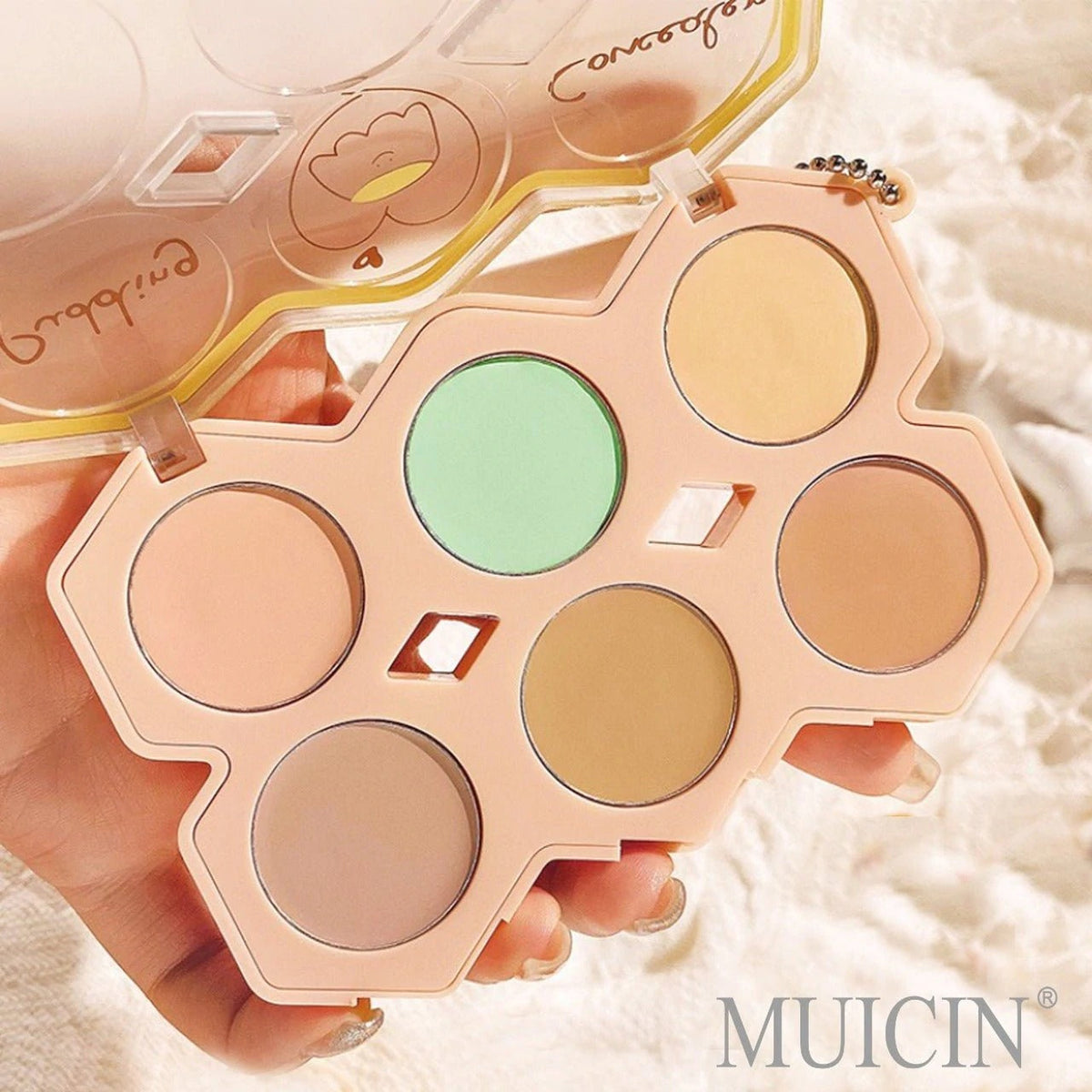 MUICIN - Pudding Crunch White Concealer Palette - Versatile Concealing