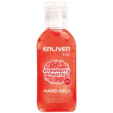 ENLIVEN HAND GEL STRAWBERRY HEARTS 50ML
