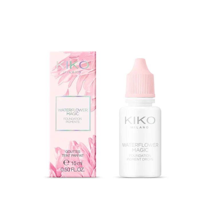 Kiko Milano- Waterflower Magic Foundation Pigment Drops, 02 Porcelain