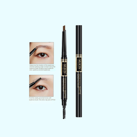 MUICIN - 2 In 1 Eyebrow Marker Eyeliner - Dual-End Precision