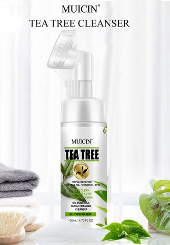 MUICIN - Tea Tree Bubble Foaming Facial Cleanser - Purifying Foam Magic