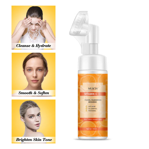 MUICIN - Vitamin C Bubble Foaming Facial Cleanser - Effervescent Clean Glow