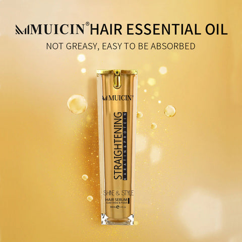 MUICIN - Gold Shine & Style Hair Straightening Serum - Elite Gloss & Hold