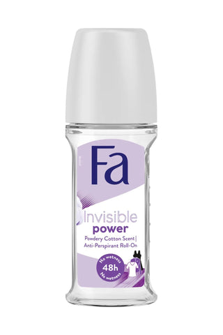 FA DEODORANT ROLL ON INVISIBLE POWER 50ML WOMEN