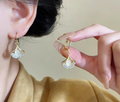Good Quality Beautiful EarringsGold with Silver