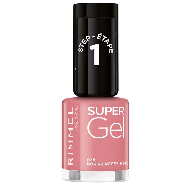 Rimmel - Super Gel Nail Polish 035-POP Princess Pink