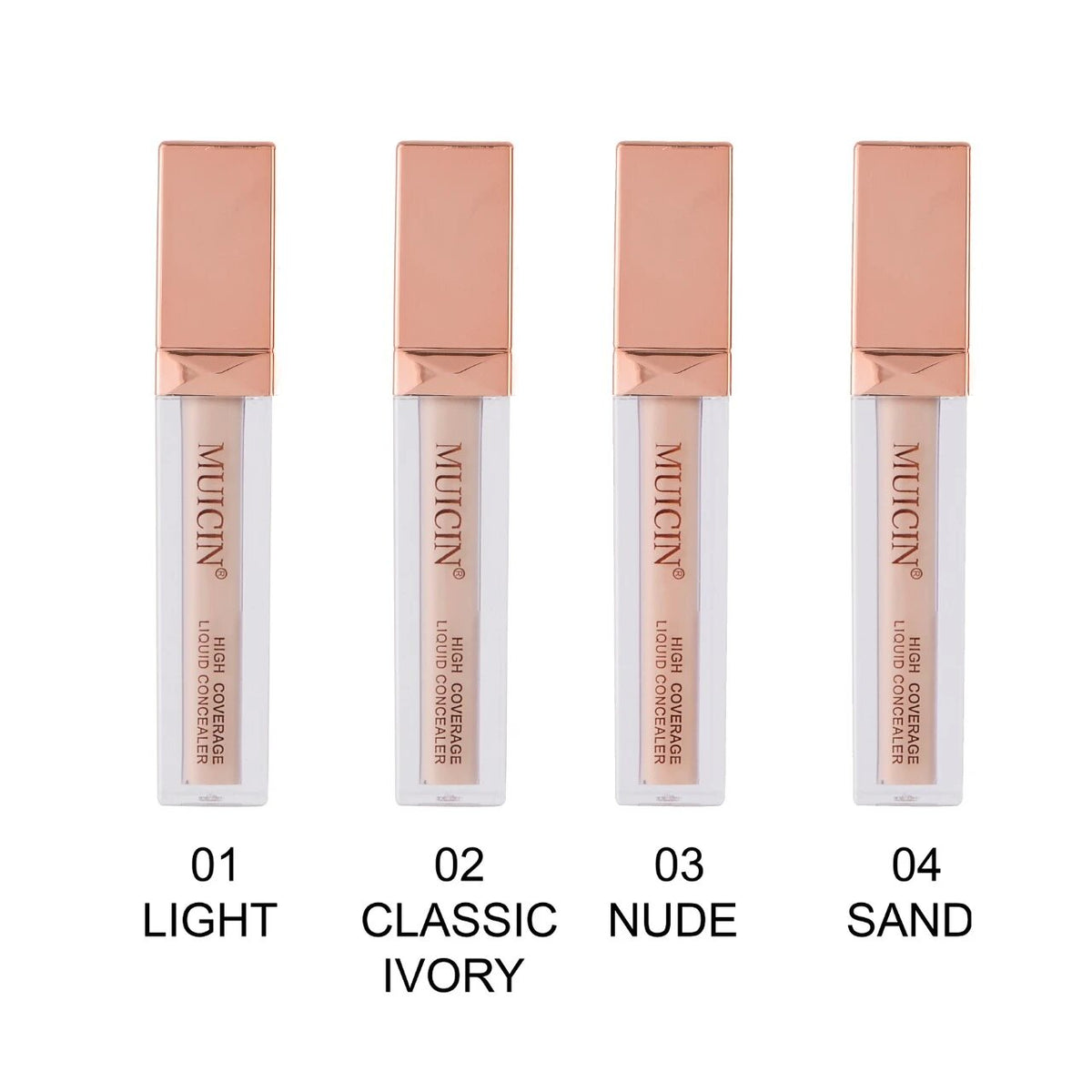 MUICIN - Golden Radiance Hd Coverage Liquid Concealer - Luxurious Coverage