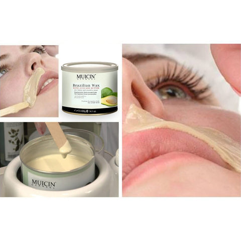 MUICIN - Avocado Enriched Brazilian Wax - Luxurious, Nourishing Hair Removal