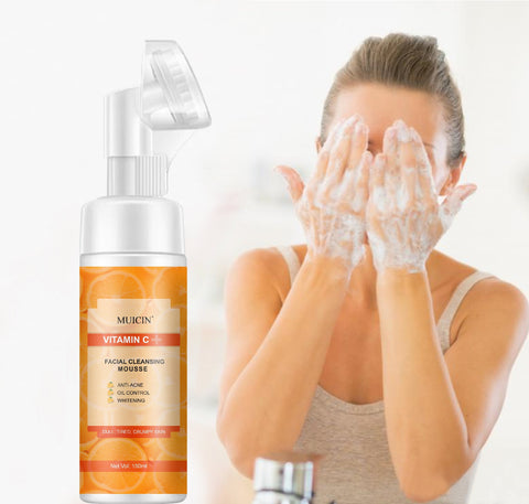 MUICIN - Vitamin C Bubble Foaming Facial Cleanser - Effervescent Clean Glow