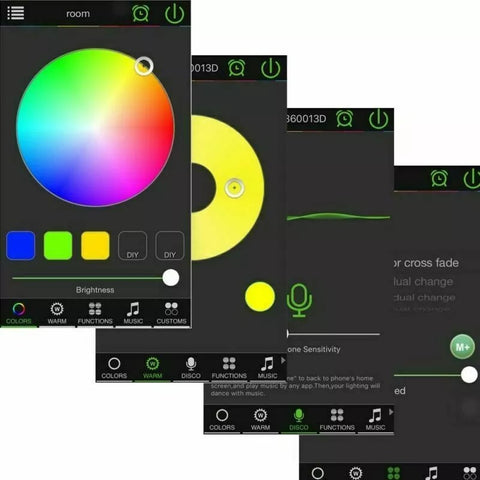 RGB LED STRIP LIGHTS (WiFi-App)
