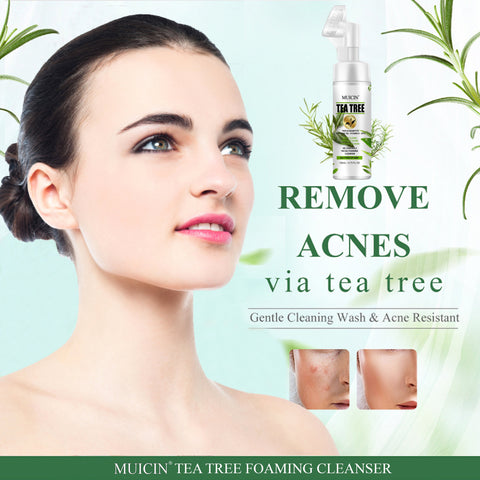 MUICIN - Tea Tree Bubble Foaming Facial Cleanser - Purifying Foam Magic
