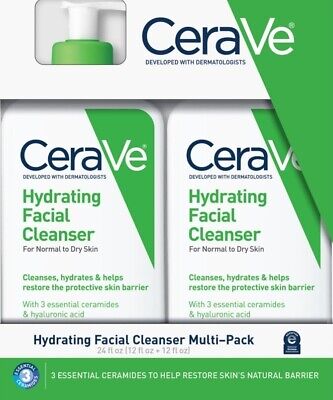 Cerave Hydrating Facial Cleanser Pack Of 2