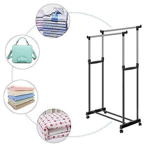 Home.co- Double Poll Rack