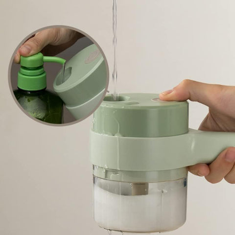 Home.Co- 4 In 1 Handheld Electric Vegetable Cutter