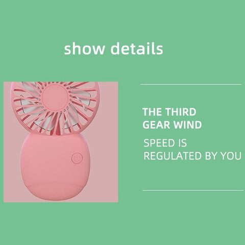 Home.Co- Portable Handheld Fan