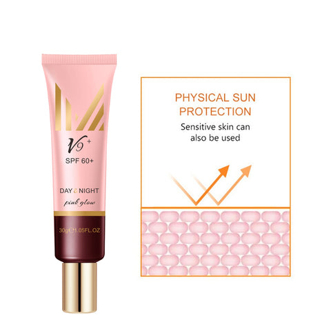 MUICIN - V9 Pink Glow Day & Night Cc Primer Cream - Your Perfect Base