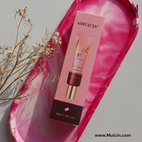 MUICIN - V9 Pink Glow Day & Night Cc Primer Cream - Your Perfect Base